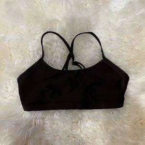 Alo Airlift Intrigue Bra in Brown!